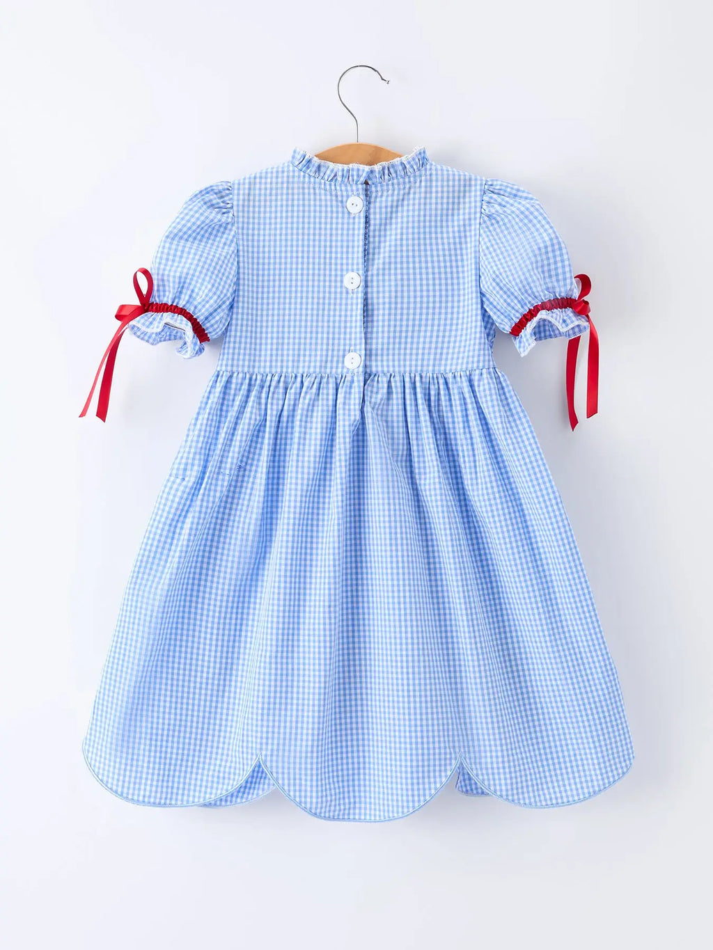 Back To School Apple Girls Smocked Dress