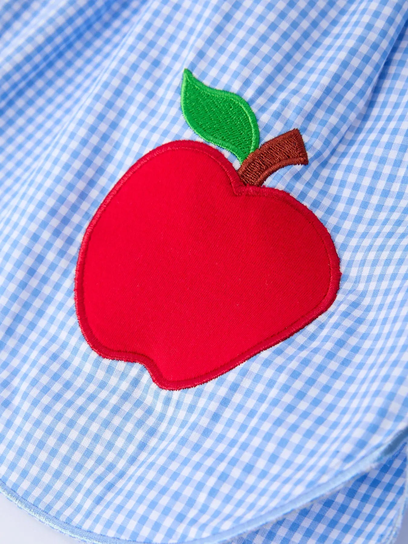 Back To School Apple Girls Smocked Dress