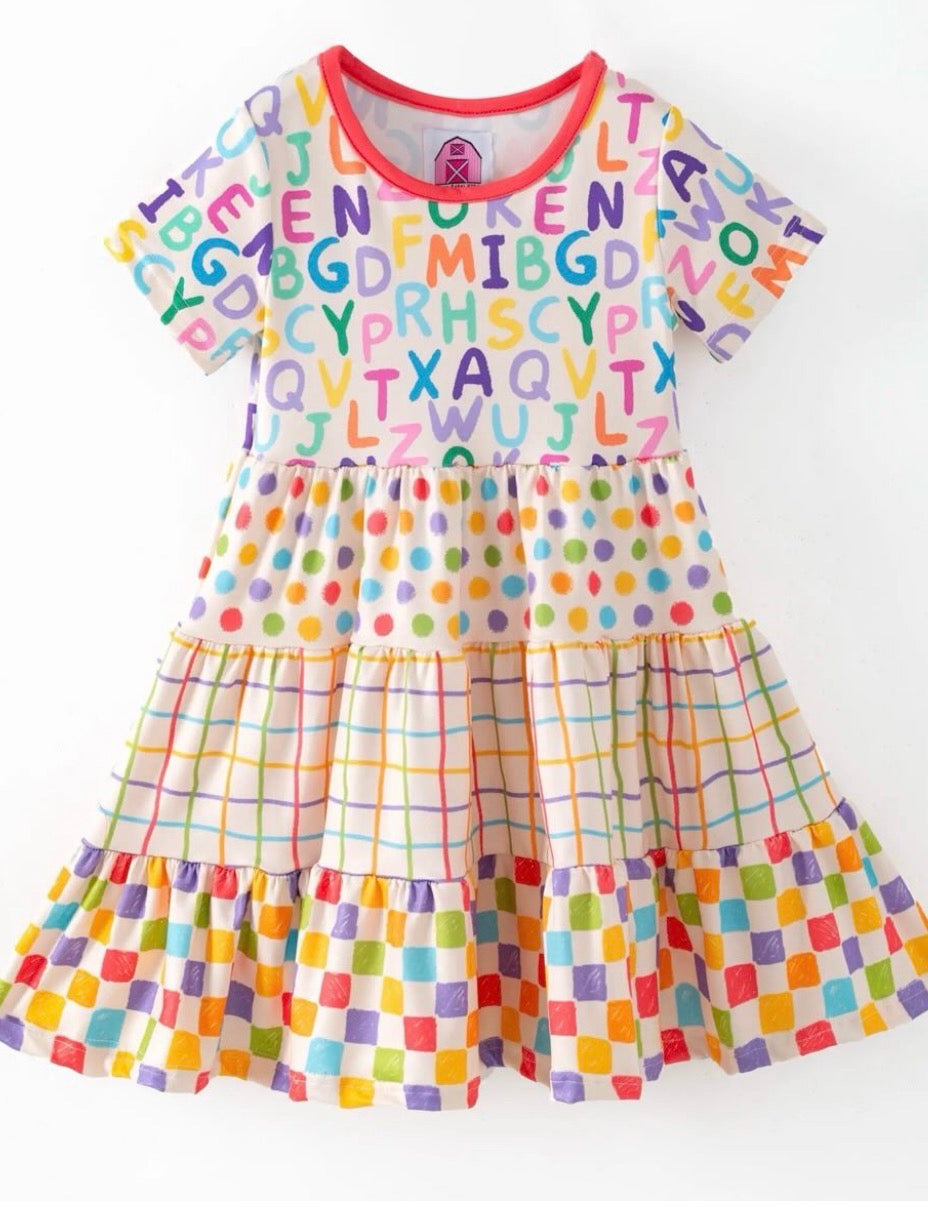 Back to School ABC Dress